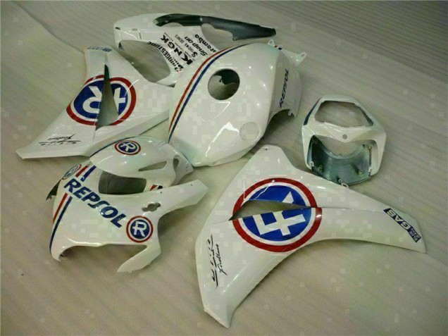 Cheapest 2008-2011 White Blue Repsol Honda CBR1000RR Bike Fairing