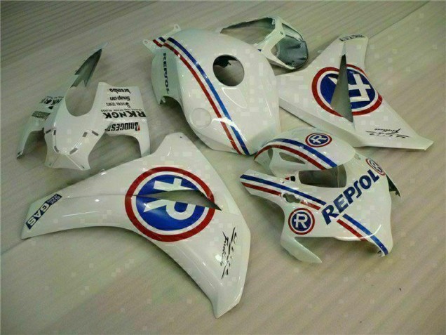 Cheapest 2008-2011 White Blue Repsol Honda CBR1000RR Bike Fairing