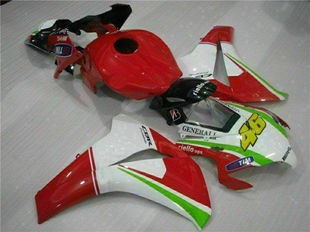 Cheapest 2008-2011 Red White Honda CBR1000RR Bike Fairings