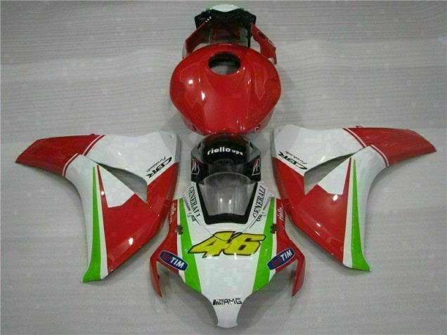 Cheapest 2008-2011 Red White Honda CBR1000RR Bike Fairings