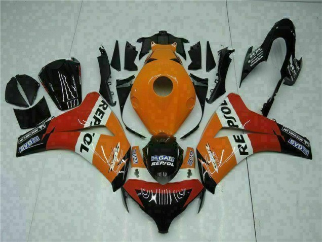 Cheapest 2008-2011 Orange Repsol Honda CBR1000RR Bike Fairing Kit