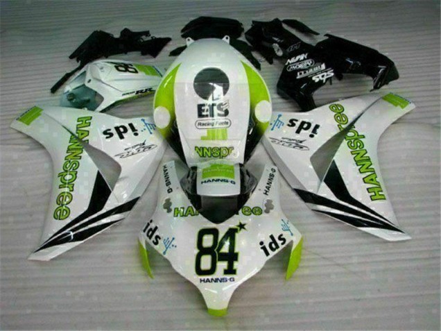 Cheapest 2008-2011 White Green Hannspree 84 Honda CBR1000RR Motorcycle Bodywork
