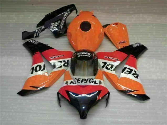 Cheapest 2008-2011 Orange Repsol Honda CBR1000RR Motorcycle Fairings