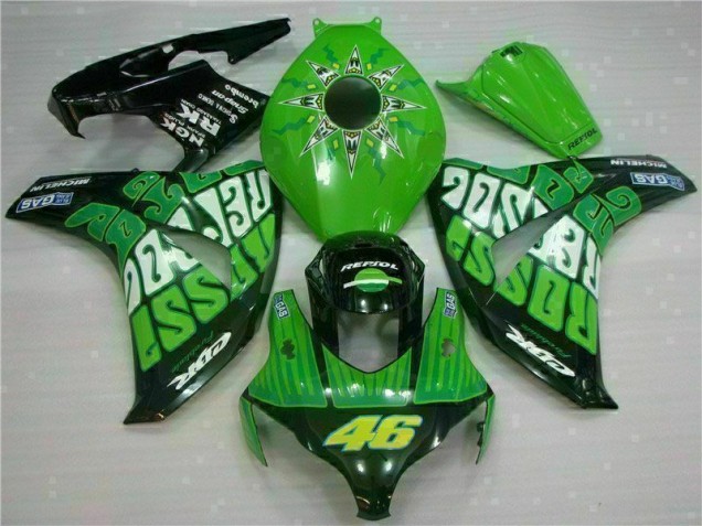 Cheapest 2008-2011 Green Honda CBR1000RR Motorbike Fairing