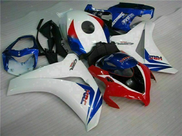 Cheapest 2008-2011 White Blue Honda CBR1000RR Bike Fairing & Plastics