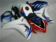 Cheapest 2008-2011 White Blue Honda CBR1000RR Bike Fairing & Plastics