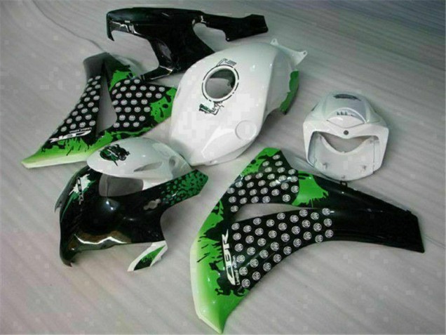 Cheapest 2008-2011 Green White Honda CBR1000RR Motor Bike Fairings