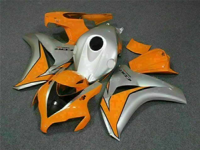 Cheapest 2008-2011 Orange Silver Honda CBR1000RR Motorcycle Bodywork