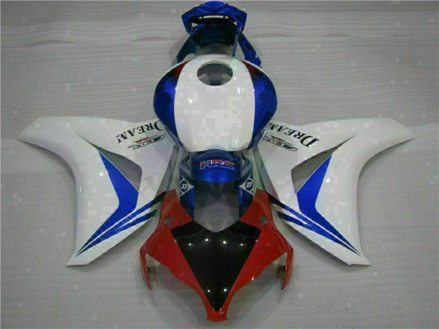Cheapest 2008-2011 White Blue Honda CBR1000RR Motorcycle Fairings Kits