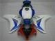 Cheapest 2008-2011 White Blue Honda CBR1000RR Motorcycle Fairings Kits