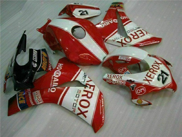 Cheapest 2008-2011 Red Xerox 21 Honda CBR1000RR Motorcycle Fairings Kit