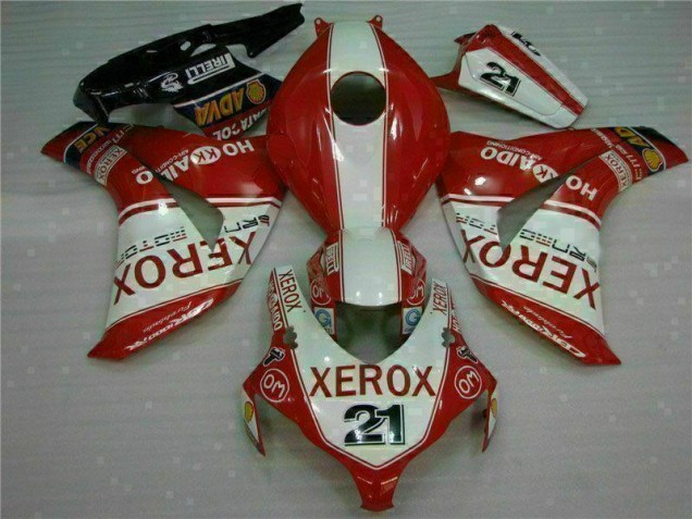 Cheapest 2008-2011 Red Xerox 21 Honda CBR1000RR Motorcycle Fairings Kit