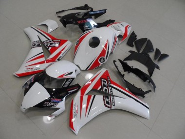 Cheapest 2008-2011 White Red HRC Honda CBR1000RR Bike Fairings
