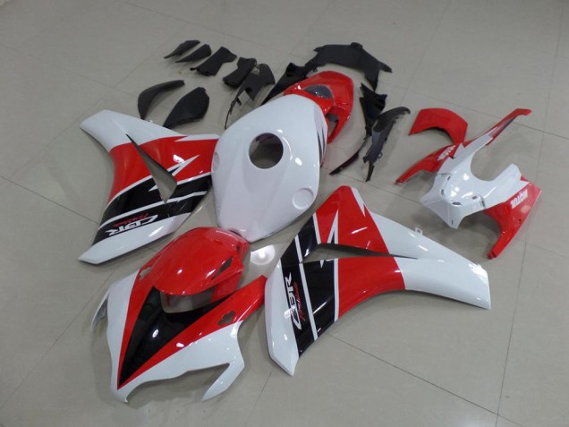 Cheapest 2008-2011 Black White and Red Honda CBR1000RR Motorcycle Bodywork