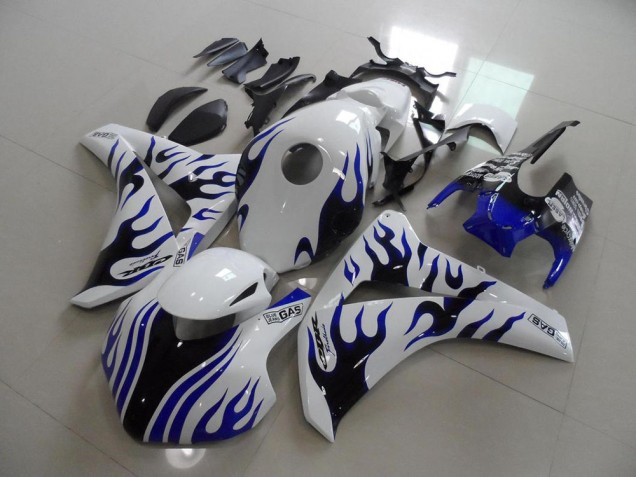 Cheapest 2008-2011 Blue Black Flame Race Honda CBR1000RR Motorbike Fairing Kits