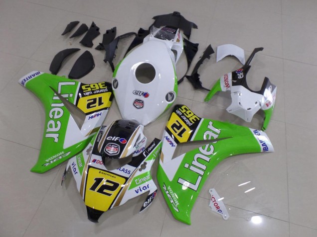 Cheapest 2008-2011 Green Linear 12 Honda CBR1000RR Moto Fairings