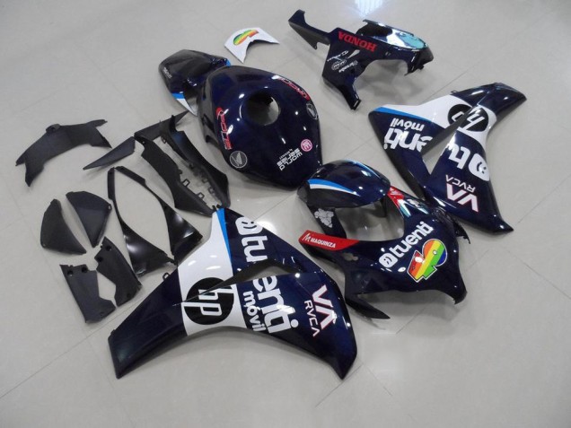 Cheapest 2008-2011 Dark Blue HP Honda CBR1000RR Motorcycle Bodywork