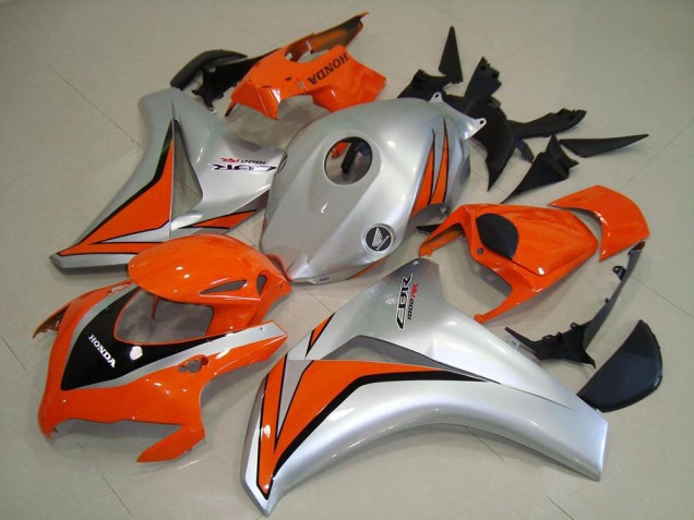 Cheapest 2008-2011 Orange Silver Honda CBR1000RR Motorcycle Fairing