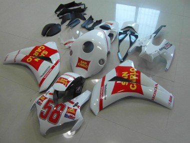 Cheapest 2008-2011 White San Carlo Honda CBR1000RR Motorcycle Bodywork