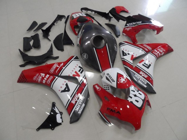 Cheapest 2008-2011 Red and Grey Fma Honda CBR1000RR Motorbike Fairing