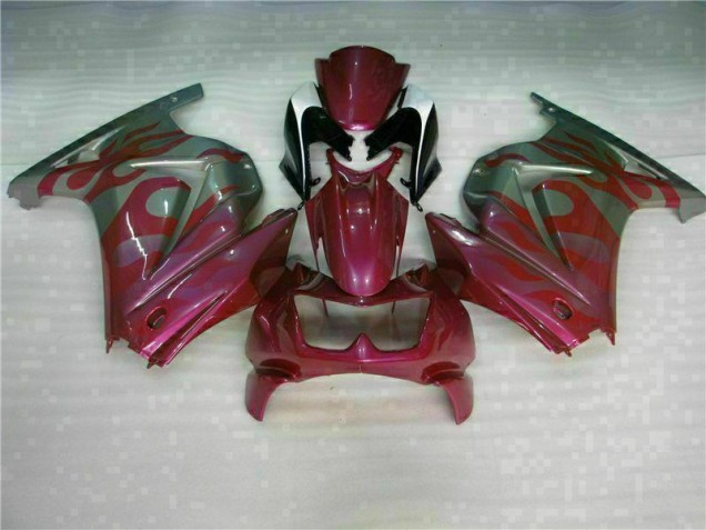 Cheapest 2008-2012 Purple Red Kawasaki EX250 Replacement Motorcycle Fairings Cheapest 2008-2012 Purple Red Kawasaki EX250 Replacement Motorcycle Fairings