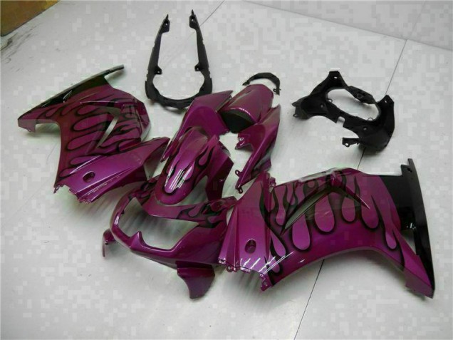 Cheapest 2008-2012 Purple Kawasaki EX250 Motorbike Fairing Kits