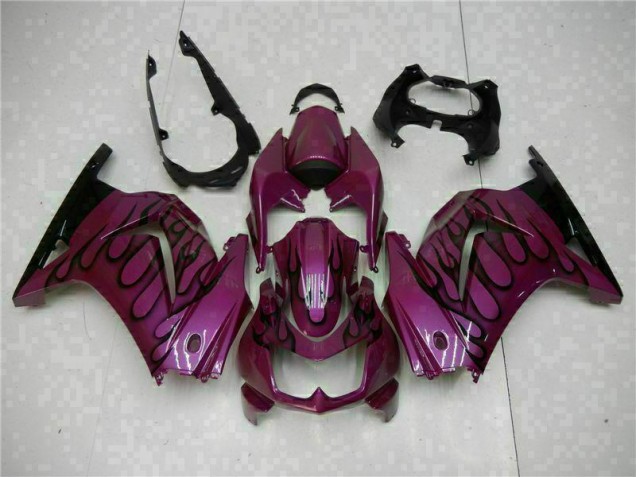 Cheapest 2008-2012 Purple Kawasaki EX250 Motorbike Fairing Kits