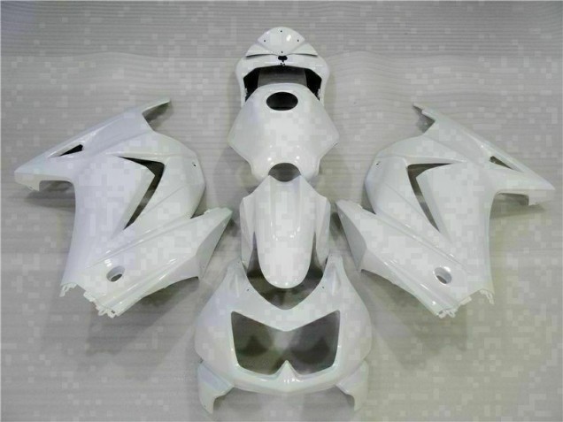 Cheapest 2008-2012 White Kawasaki EX250 Motorcycle Replacement Fairings Cheapest 2008-2012 White Kawasaki EX250 Motorcycle Replacement Fairings