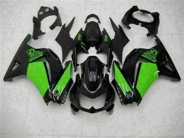 Cheapest 2008-2012 Black Green Ninja Kawasaki EX250 Motorcycle Bodywork Cheapest 2008-2012 Black Green Ninja Kawasaki EX250 Motorcycle Bodywork