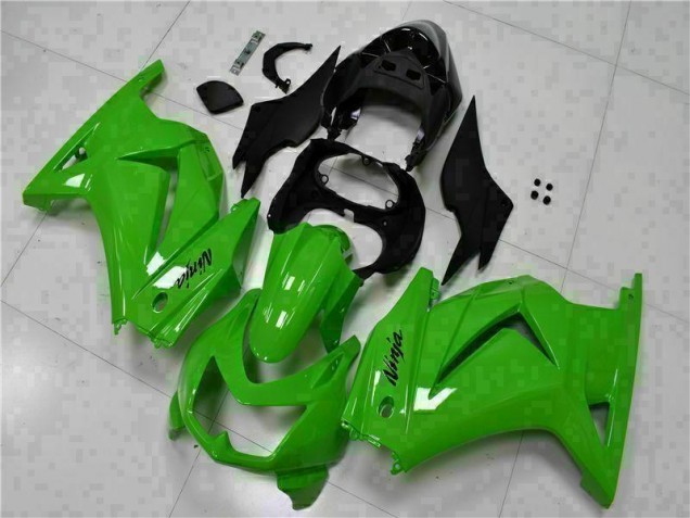 Cheapest 2008-2012 Green Black Ninja Kawasaki EX250 Motorcycle Fairing Kits