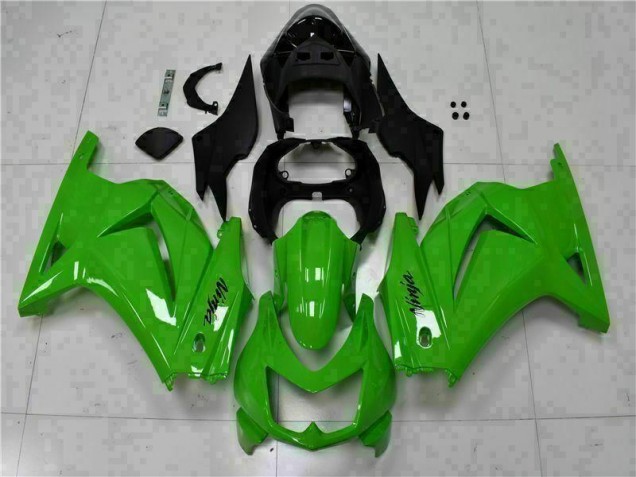 Cheapest 2008-2012 Green Black Ninja Kawasaki EX250 Motorcycle Fairing Kits