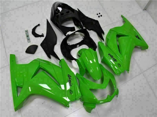 Cheapest 2008-2012 Green Black Ninja Kawasaki EX250 Motorcycle Fairing Kits