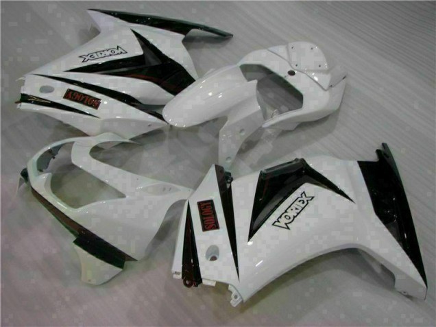 Cheapest 2008-2012 White Black Kawasaki EX250 Motorcycle Bodywork