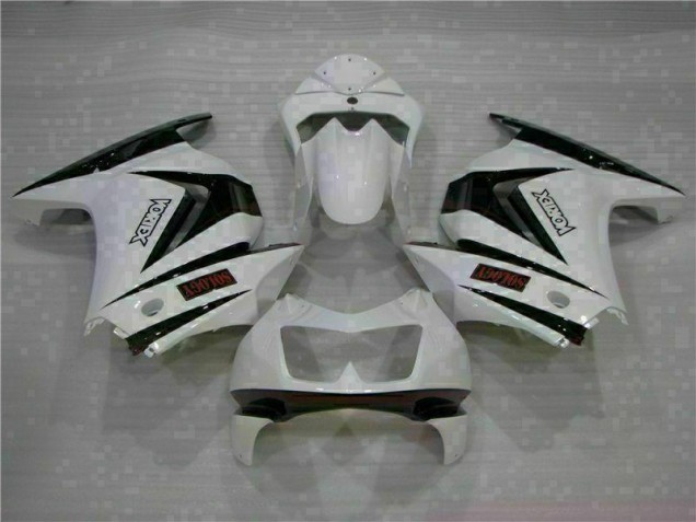 Cheapest 2008-2012 White Black Kawasaki EX250 Motorcycle Bodywork