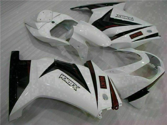 Cheapest 2008-2012 White Black Kawasaki EX250 Motorcycle Bodywork