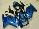 Cheapest 2008-2012 Blue Black White Ninja Kawasaki EX250 Moto Fairings