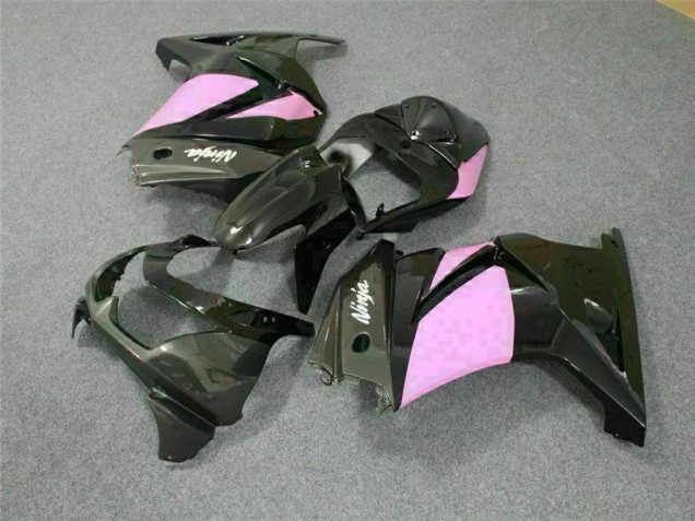 Cheapest 2008-2012 Black Pink Ninja Kawasaki EX250 Motorcycle Replacement Fairings