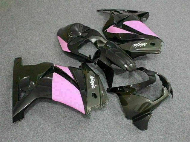 Cheapest 2008-2012 Black Pink Ninja Kawasaki EX250 Motorcycle Replacement Fairings