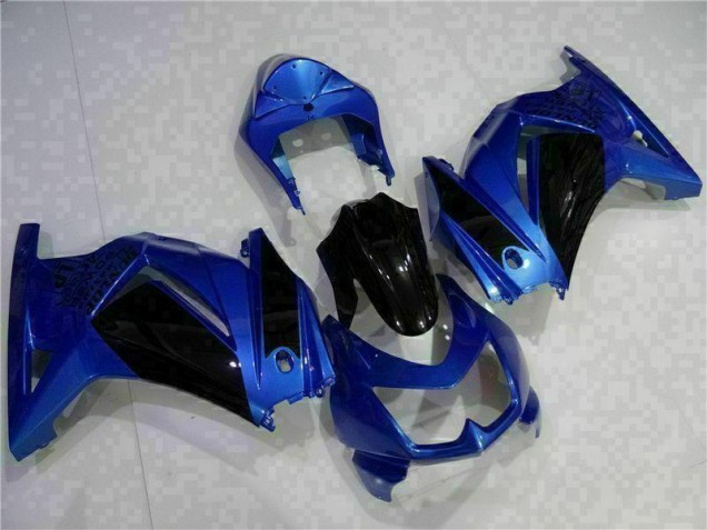 Cheapest 2008-2012 Blue Black Kawasaki EX250 Replacement Fairings