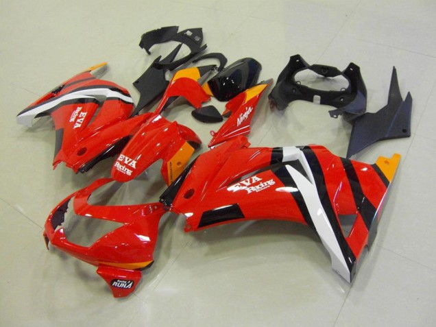 Cheapest 2008-2012 Red Black Kawasaki ZX250R Motor Bike Fairings