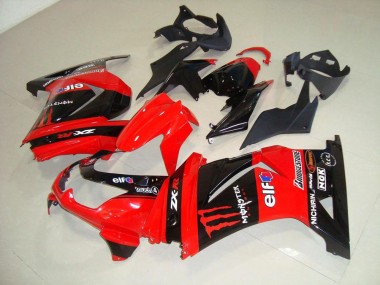 Cheapest 2008-2012 Red Monster Kawasaki ZX250R Motor Fairings