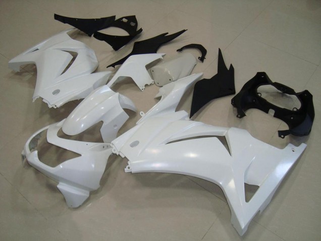 Cheapest 2008-2012 White Kawasaki ZX250R Motorcylce Fairings Cheapest 2008-2012 White Kawasaki ZX250R Motorcylce Fairings