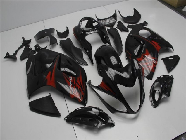 Cheapest 2008-2019 Black Red Suzuki GSXR 1300 Hayabusa Motor Bike Fairings