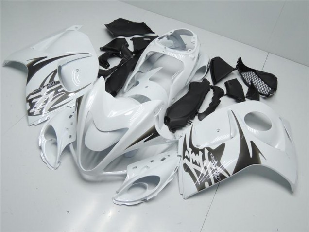 Cheapest 2008-2019 White Suzuki GSXR 1300 Hayabusa Replacement Motorcycle Fairings