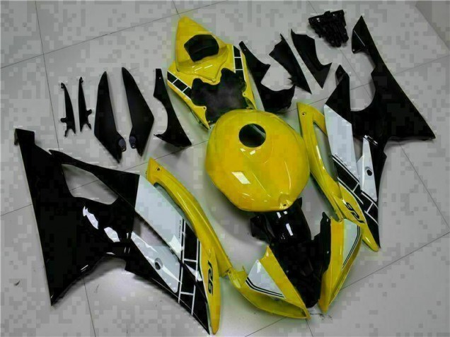 Cheapest 2008-2016 Yellow Black Yamaha YZF R6 Motorcycle Fairings Kits