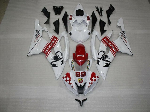 Cheapest 2008-2016 White Yamaha YZF R6 Motorbike Fairings Cheapest 2008-2016 White Yamaha YZF R6 Motorbike Fairings