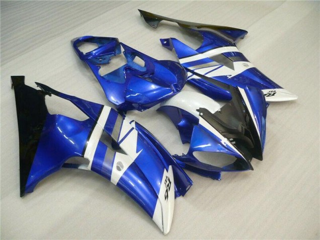Cheapest 2008-2016 Blue White Black Yamaha YZF R6 Bike Fairings & Bodywork
