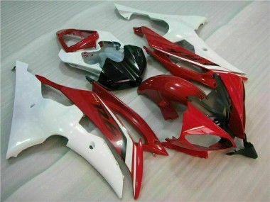 Cheapest 2008-2016 Red White Yamaha YZF R6 Motorbike Fairing Kits