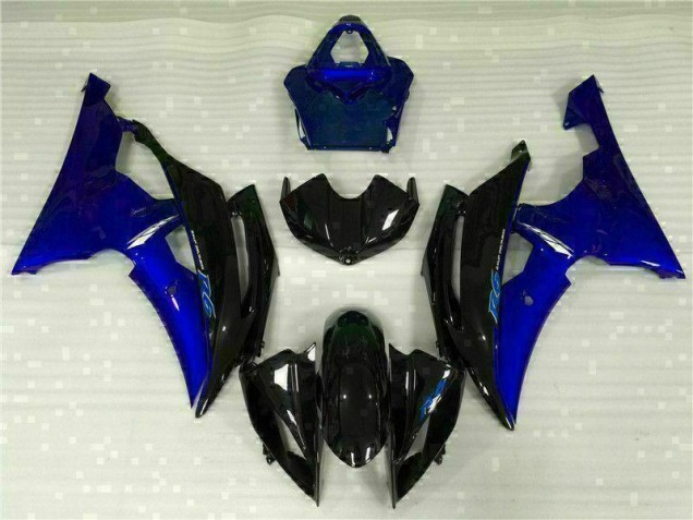 Cheapest 2008-2016 Blue Black Yamaha YZF R6 Motorcyle Fairings