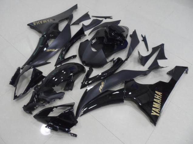 Cheapest 2008-2016 Black with Gold Sticker Yamaha YZF R6 Replacement Motorcycle Fairings Cheapest 2008-2016 Black with Gold Sticker Yamaha YZF R6 Replacement Motorcycle Fairings